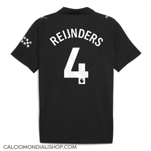 Maglie da calcio Manchester City Tijjani Reijnders #4 Seconda Maglia 2025-26 Manica Corta